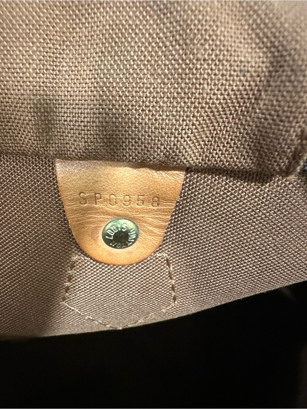 Louis Vuitton Monogram Canvas Satchel with Vachetta Leather Trim - Picture 9 of 11